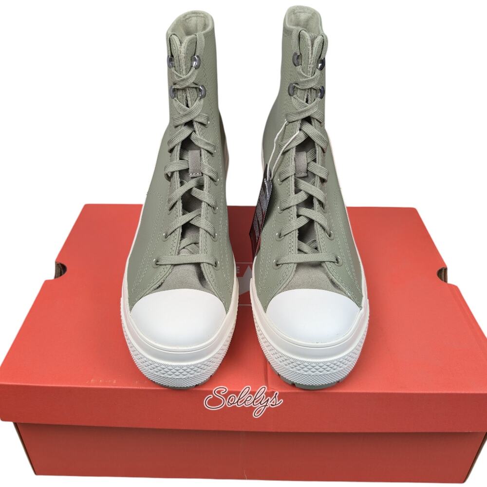 Converse Chuck 70 De Luxe Heel Water Repellent Light Field Surplus Green W11.5